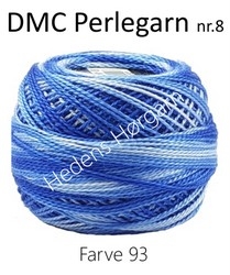 DMC Perlegarn nr. 93 blå multi